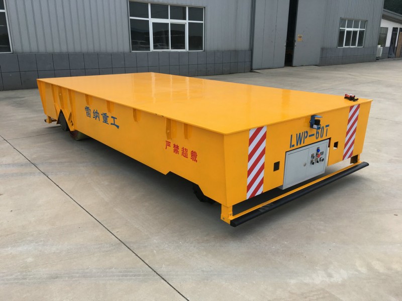 Автомобиль 60T Electric Trackless Transfer Wagon