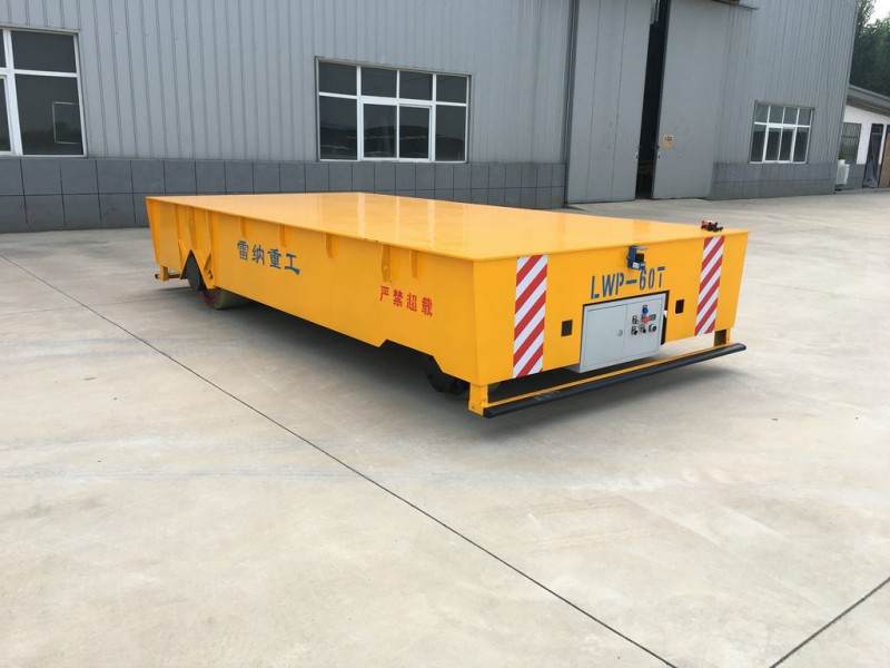Автомобиль 60T Electric Trackless Transfer Wagon